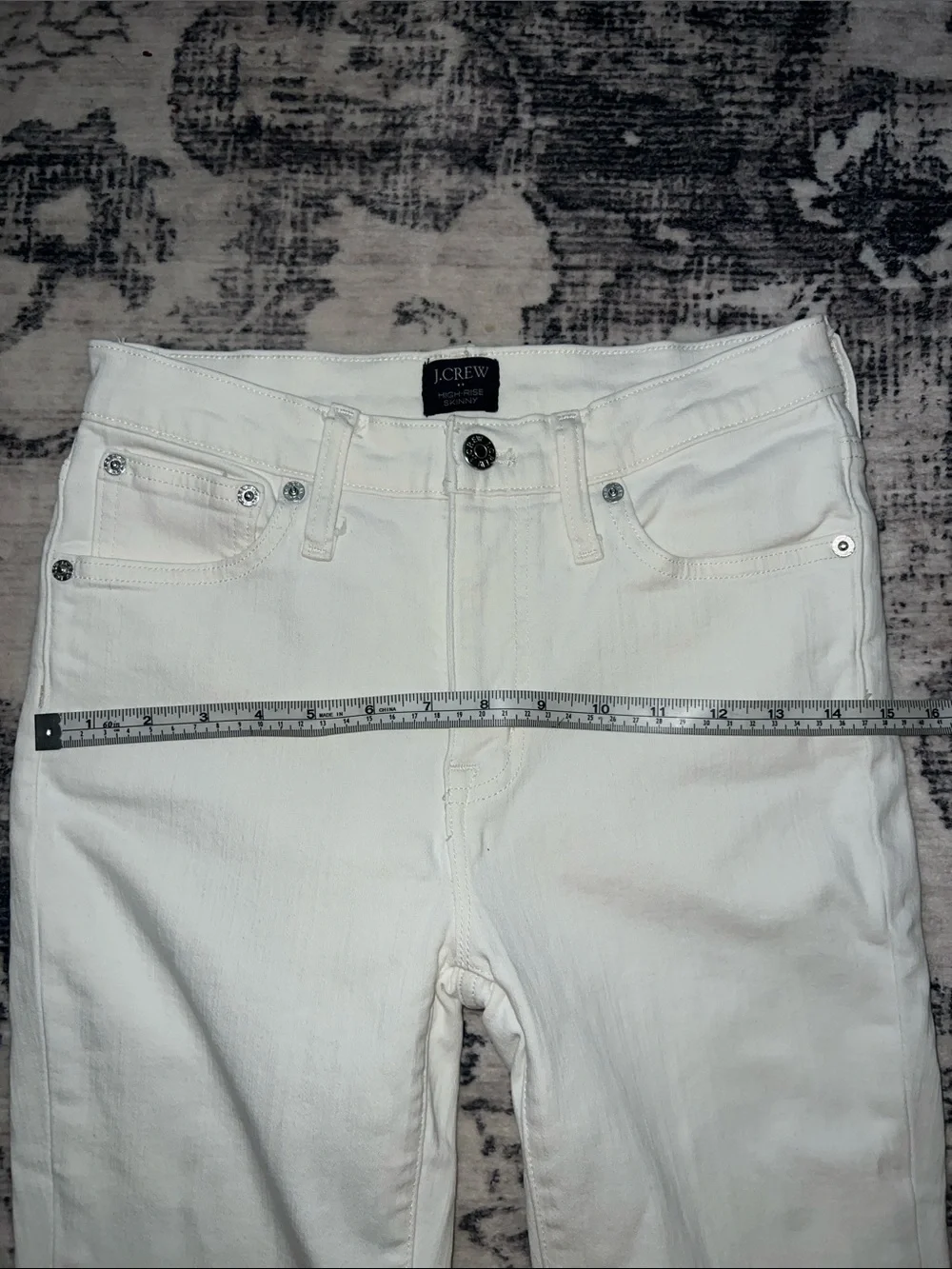 J. Crew Off-White Skinny Jeans
